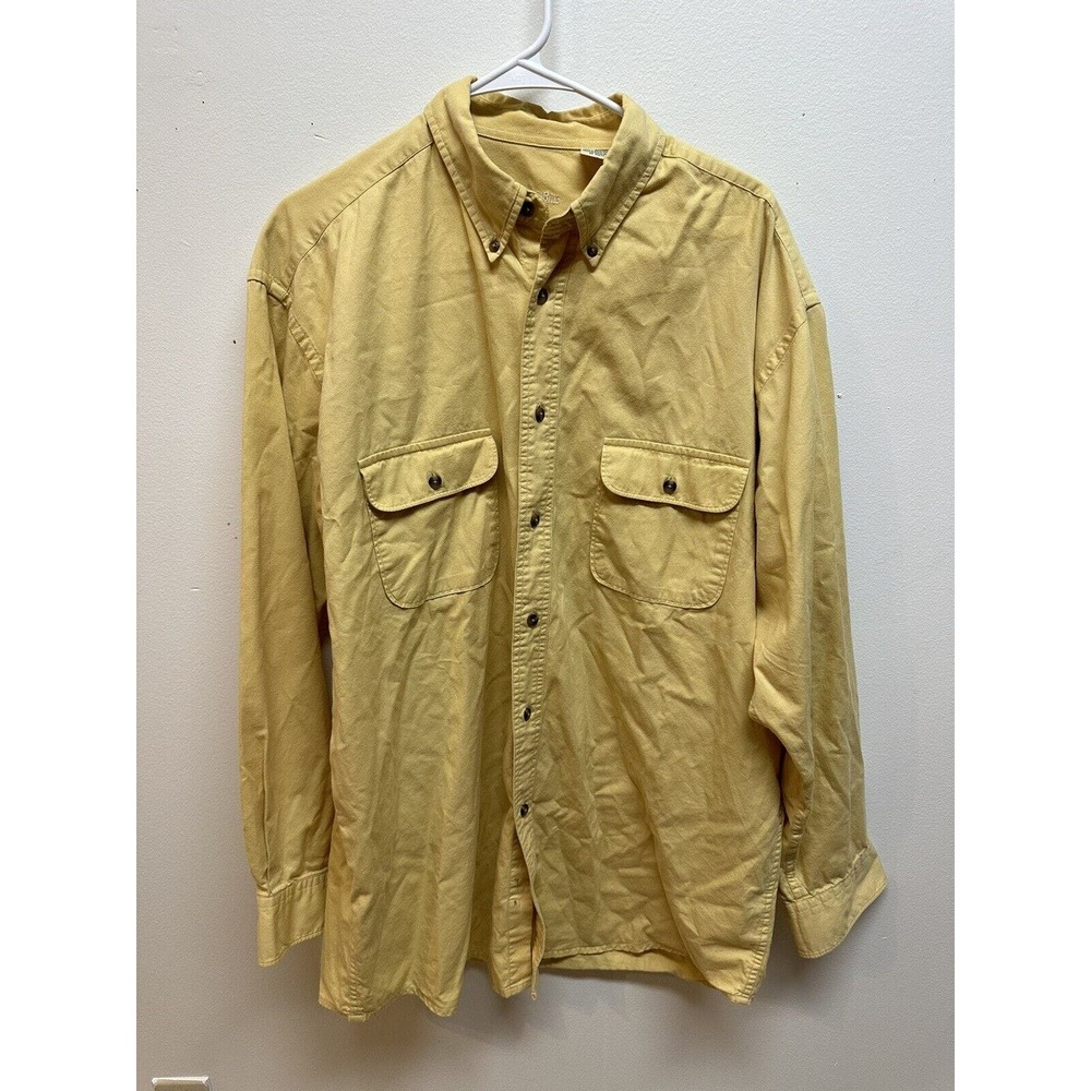 St Johns Bay Long Sleeve Button Down Shirt | Size Large Tall